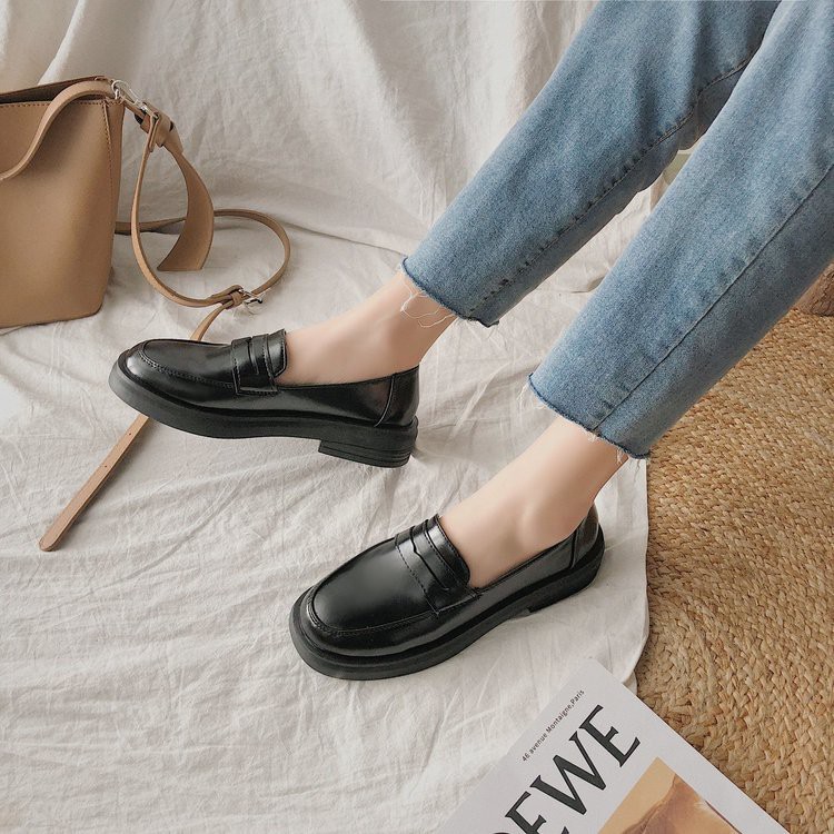 [Sẵn] Giày loafer da mềm