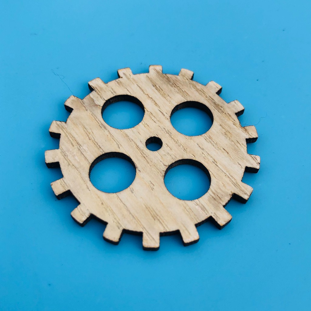 Bánh Răng Cưa Gỗ Thuần Mộc Dùng Làm Phụ Kiện Đồ Chơi Gỗ Cho Bé, Trang Trí Sản Phẩm Mẫu 1