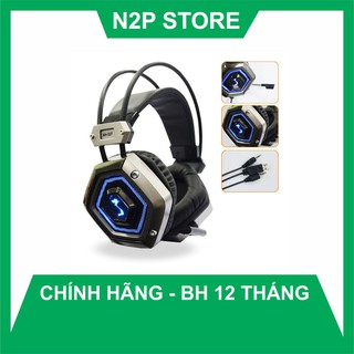 Tai nghe chụp tai cao cấp Game Net Soundmax AH-327, LED (Hãng phân phối chính thức)