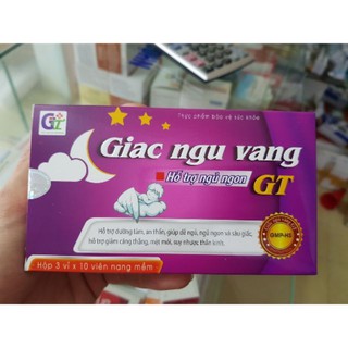 Giấc Ngủ Vàng GT - Hỗ trợ ngủ ngon, dưỡng tâm an thần.