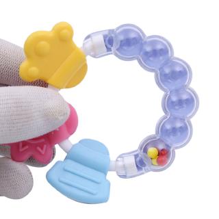 Đồ chơi gặm nướu bằng silicon cho bé
