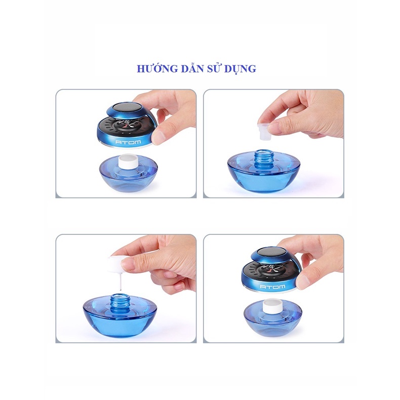 Nước Hoa Ô Tô Khử Mùi Ô Tô Có Cánh Quạt Xoay Bằng Năng Lượng Mặt Trời