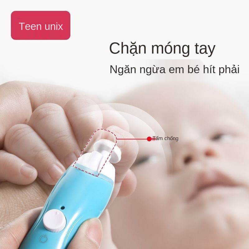 Tianmei Youke có thể sạc lại Máy đánh bóng móng tay cho bé Bộ kéo cắt sơ sinh trẻ và nhỏ