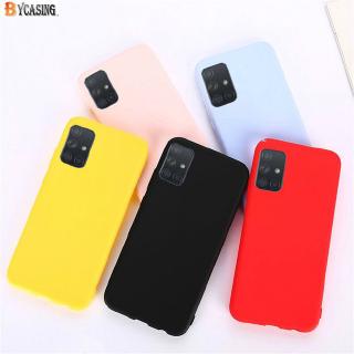 Ốp điện thoại bằng silicon TPU mềm màu kẹo ngọt cho Samsung Galaxy S20 FE A51 A71 A30