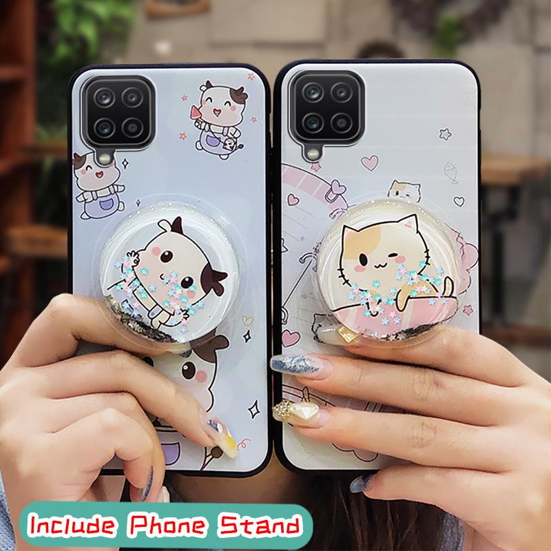 Ốp Lưng Kim Tuyến Nước Xinh Xắn Cho Samsung Galaxy A12 5g / Sm-A125M / A125F