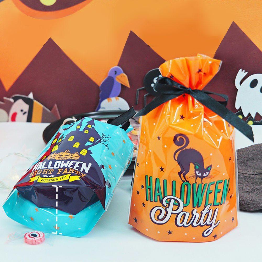 Bộ 50 Túi Nhựa Đựng Kẹo Halloween