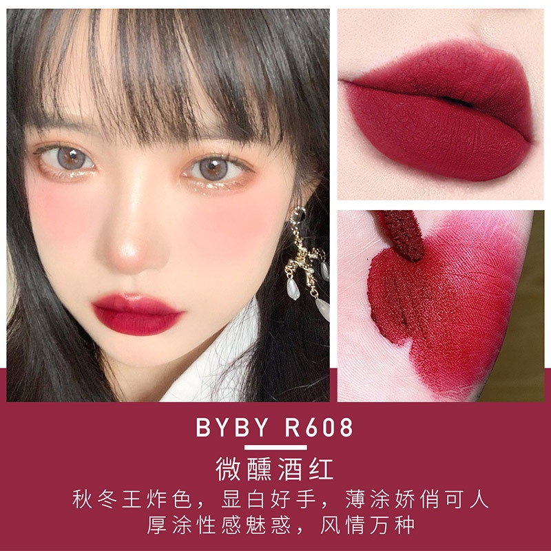 Son Môi Byby Dạng Lỏng Dưỡng Ẩm Chống Thấm Nước