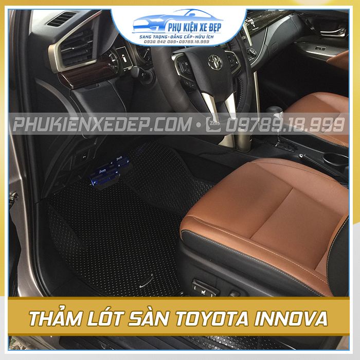 Thảm lót sàn ô tô KataCAO CẤP cao su Thái Lan cho xe Toyota RAV4/Land Cruiser Prado/Land Cruiser V8/Altis/Innova