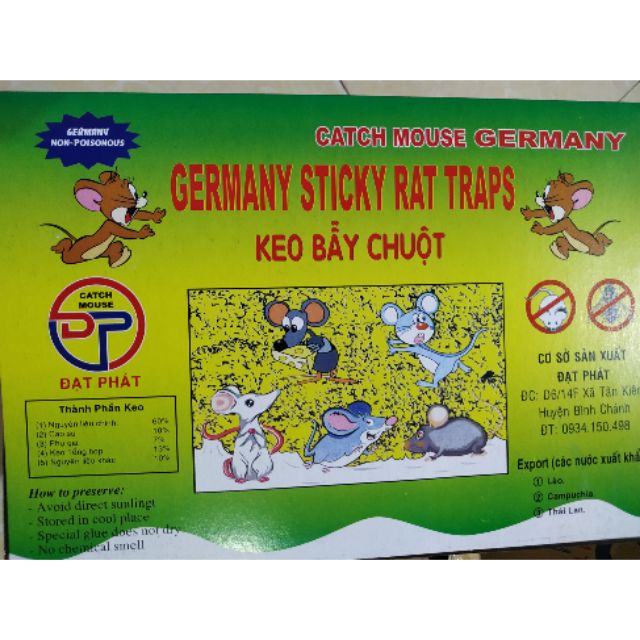 Keo Dính Chuột Cao Cấp, Siêu Dính