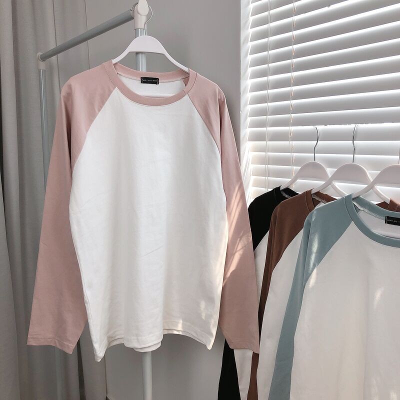 [Mã SKAMCLU7 giảm 10% Tối Đa 50K đơn 0Đ] Áo thun nam nữ dài tay Raglan - Áo thun dài tay Unisex form rộng Local Brand | BigBuy360 - bigbuy360.vn