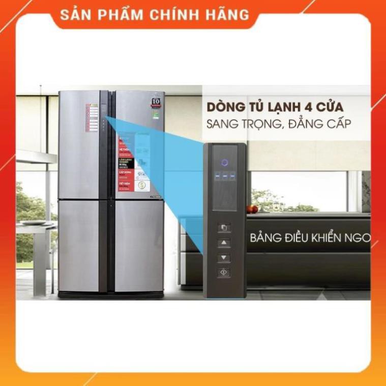 Tủ lạnh 4 cửa Sharp Inverter 626 lít SJ-FX631V-SL | SJ-FX630V-ST | SJ-FX630V-BE (Hàng chính hãng, BH 12 tháng) BM