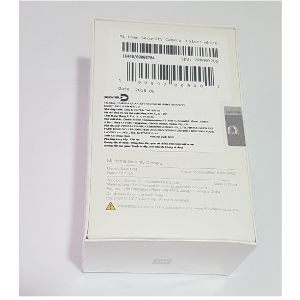Camera quan sát Xiaomi 1080P MI HOME SECURITY Bản Quốc Tế - Chính hãng Digiworld | BigBuy360 - bigbuy360.vn