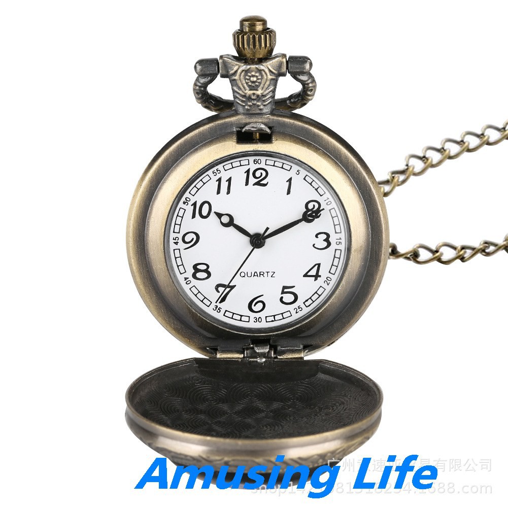 Quartz Pocket Watch Retro Vừa Thương Mại Nước Ngoài Bán Đồng Hồ Bỏ Túi Anime Dễ Thương Doraemon Họa Tiết Hình Ảnh Bản Đồ