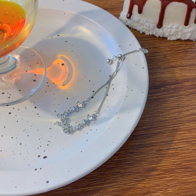 Vòng Đeo Tay Phối Nơ Phong Cách Cổ Điển Sang Trọng Cho Nữ