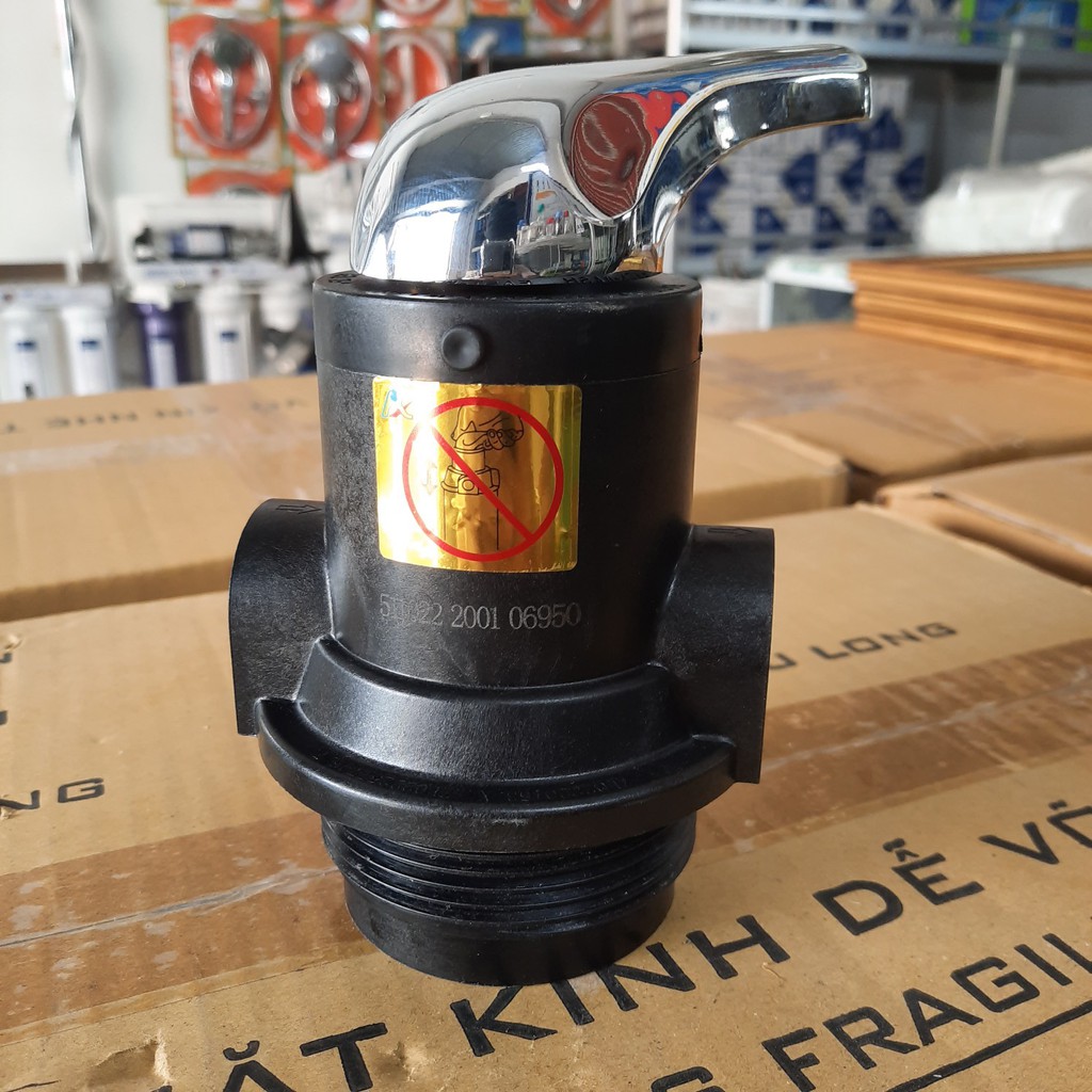 VAN 3 NGÃ ⚡️ XẢ KHO ⚡️ ĐIỀU KHIỂN BẰNG TAY - CỘT LỌC THÔ ĐẦU NGUỒN - LINH KIỆN LỌC NƯỚC