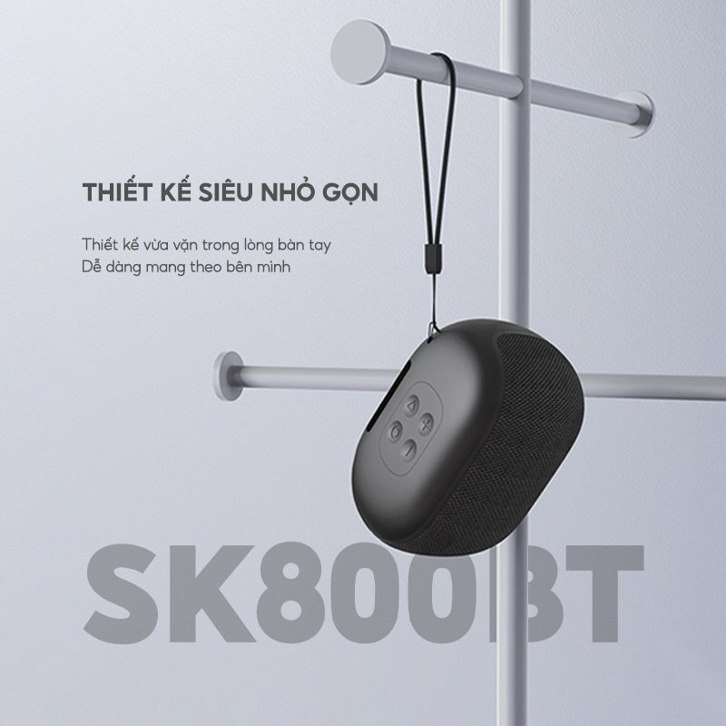 【Giao Hỏa Tốc】Loa Bluetooth HAVIT SK800BT Thiết Kế Nhỏ Gọn, BT 5.0, Công Suất 4W, Thời Gian Chơi Lên Đến 6H - Chính Hãng