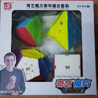 Combo 4 rubik biến thể stk viền đen - stkless không viền