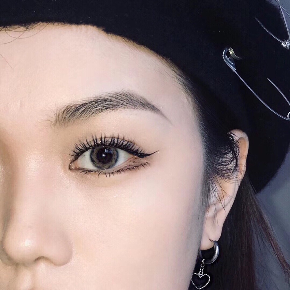 Khuyên Tai Tròn Màu Đen Mặt Hình Trái Tim Bằng Thép Titan Phong Cách Nhật Hàn Thời Trang Cá Tính Dành Cho Bạn Nữ