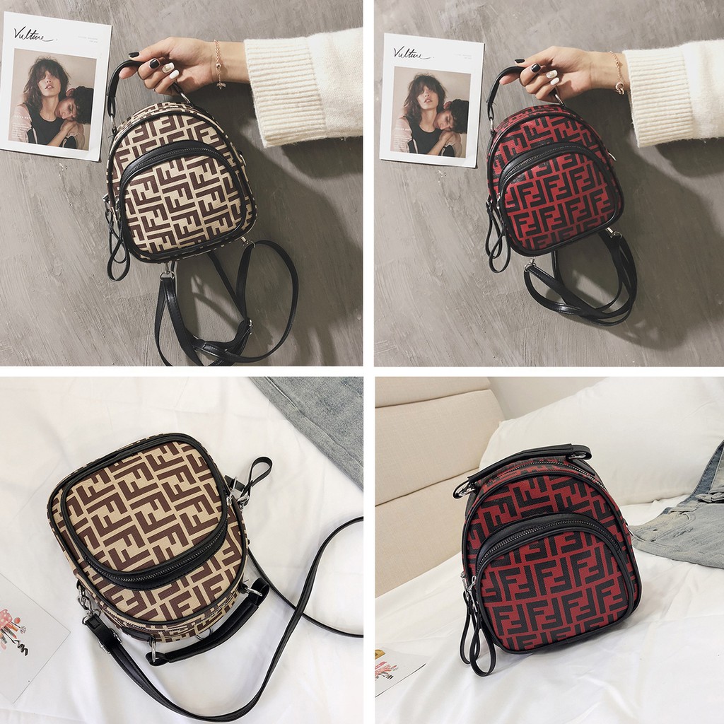 Balo Mini Cao Cấp Hoa Văn FANPINBAG Hottrend P987