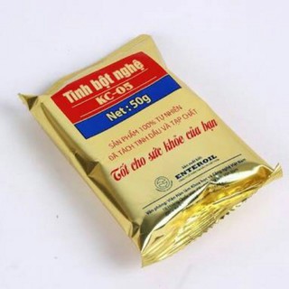 Tinh bột nghệ kc 05 gói 50g [CHÍNH HÃNG] - Tinh bột nghệ tách dầu viện hàn lâm khoa học & công nghệ việt nam