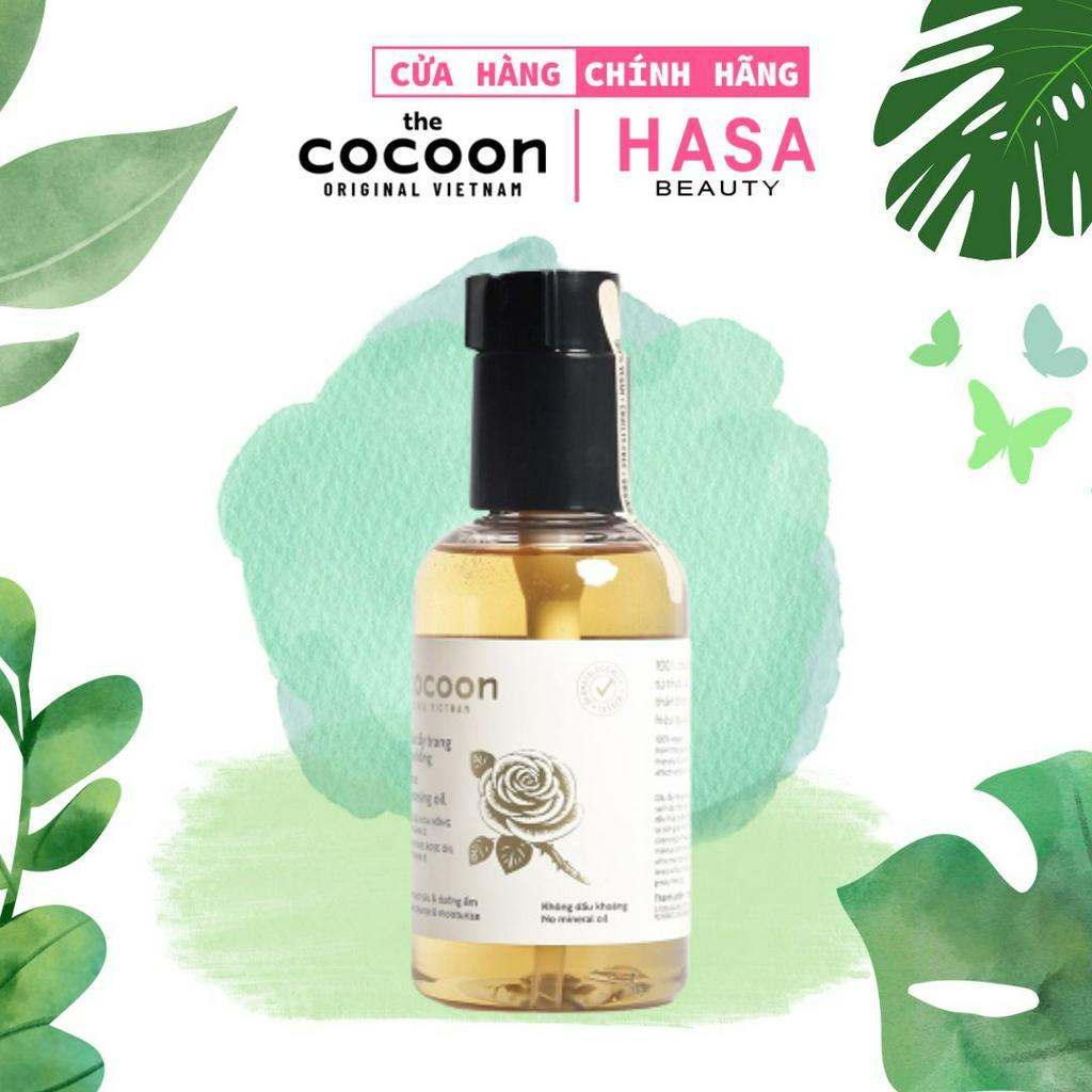 Dầu tẩy trang hoa hồng cocoon 140ml (rose cleansing oil) sạch da, mềm mịn