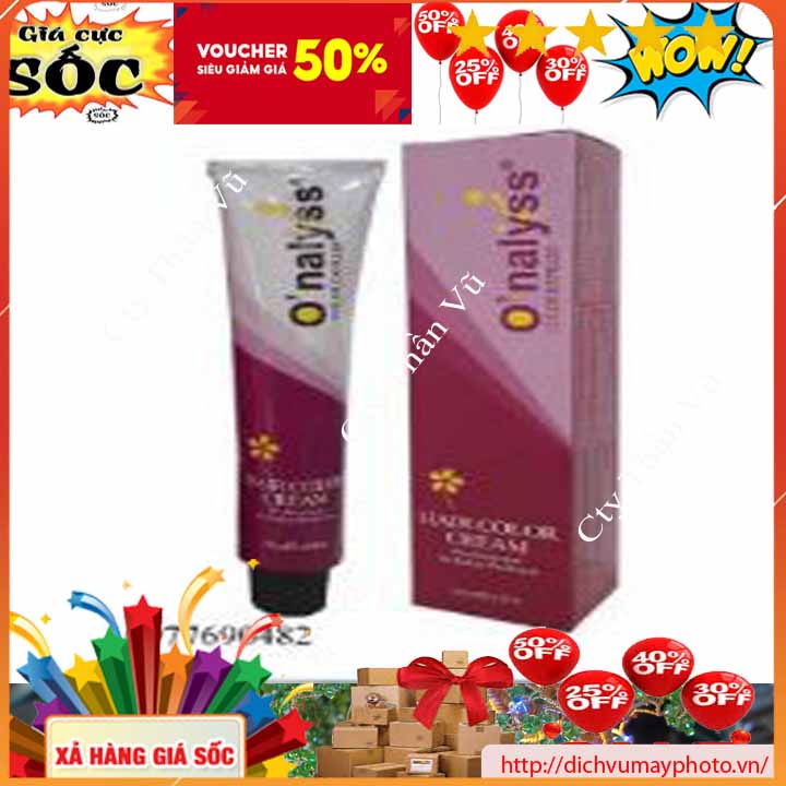 Thuốc Nhuộm Tóc 55 màu thời trang Ơnalyss lên màu tóc đẹp chất hợp thời trang