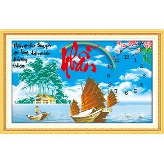 Bộ làm tranh đính đá 5D Minh Hiền Y177 - Nhẫn, 72x45cm