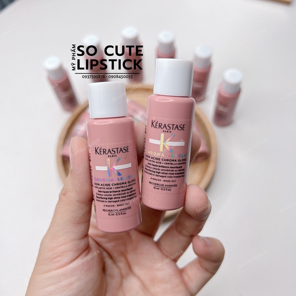 Dầu Dưỡng Bóng Tóc Kerastase Soin Acide Chroma Gloss Minisize 15ml