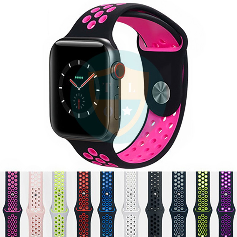 Dây apple watch ❤️FREESHIP❤️ Dây Đồng Hồ Apple Watch Nike Sport Series 5|4|3|2|1 38mm 40mm 42mm 44mm [Hàng loại 1]