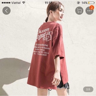 Order - Áo phông ulzzang xẻ tà dành cho nữ kèm ảnh thật