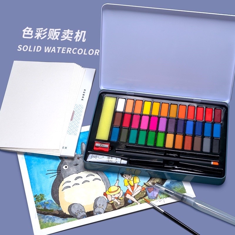 Màu nén khô HiMi 36 màu hộp thiếc.