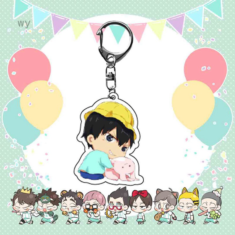 Móc Khóa Cao Su Cosplay Nhân Vật Haikyuu