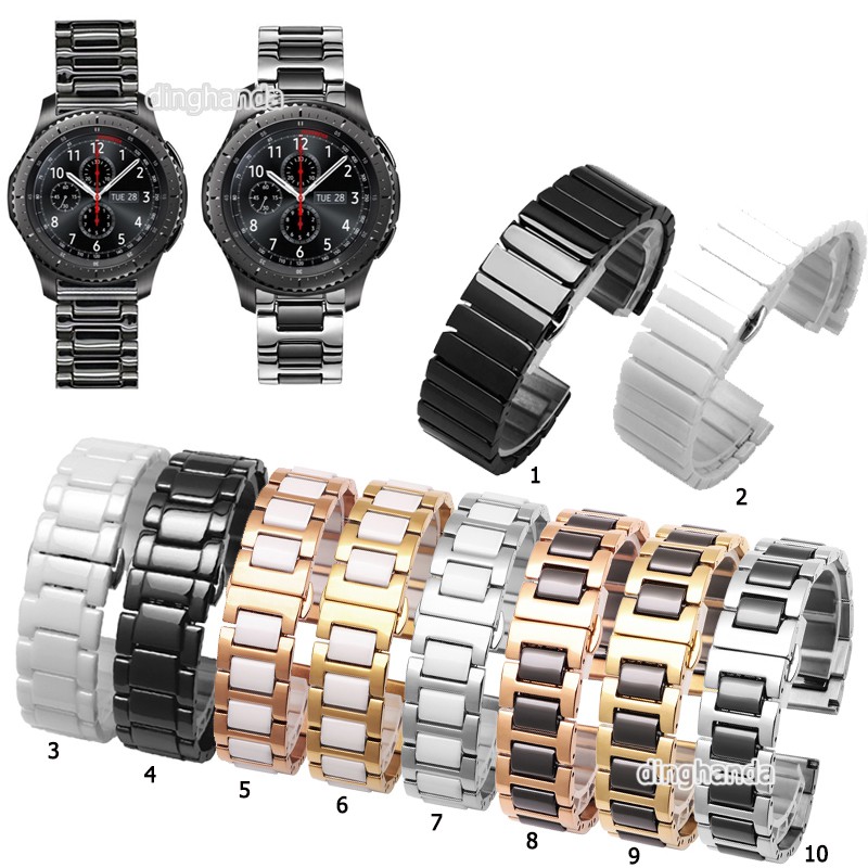 Dây đeo bằng sứ cho đồng hồ Samsung Gear S3 Classic/S3 Frontier