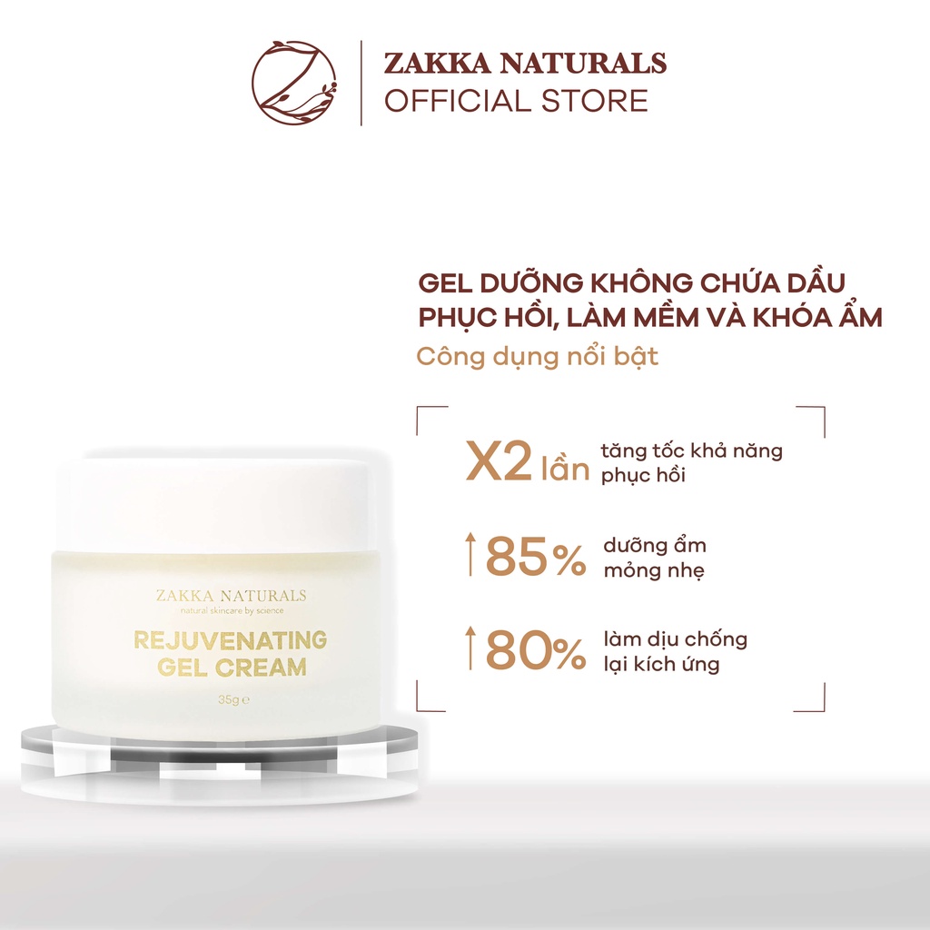 Trọn Bộ Dưỡng Da Cấp Ẩm Zakka Naturals 5