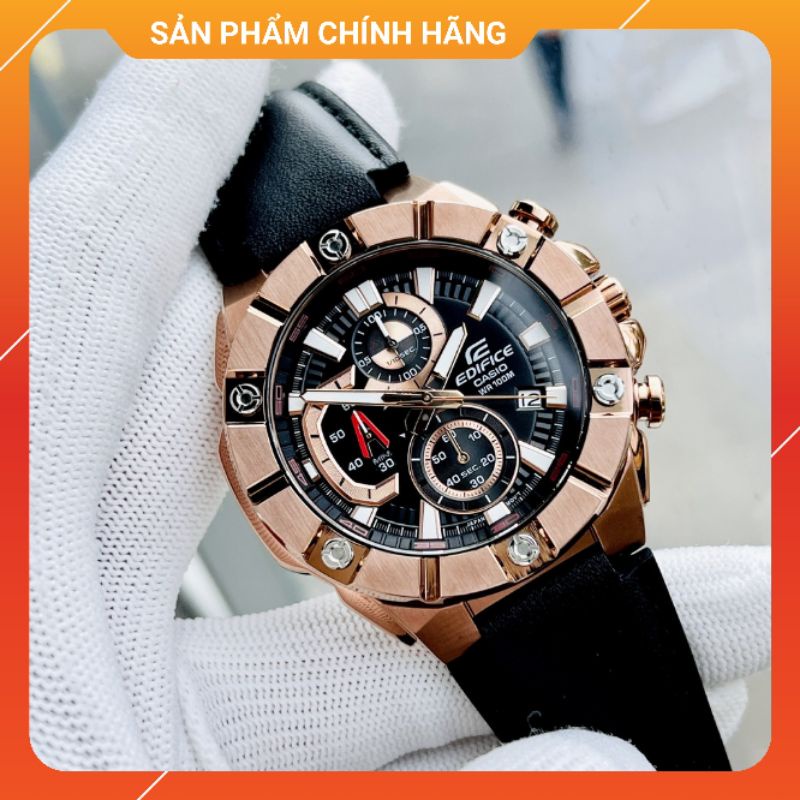 Đồng hồ nam dây da chính hãng Casio Edifice EFR-569BL-1A