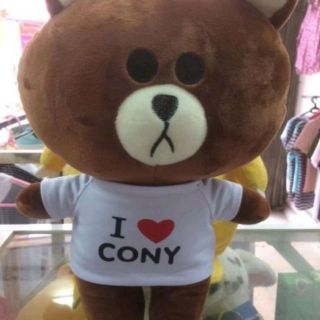 Gấu brown mặt đơ 45cm