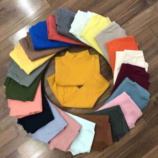 Combo 4 bộ cotton len cổ 3 phân