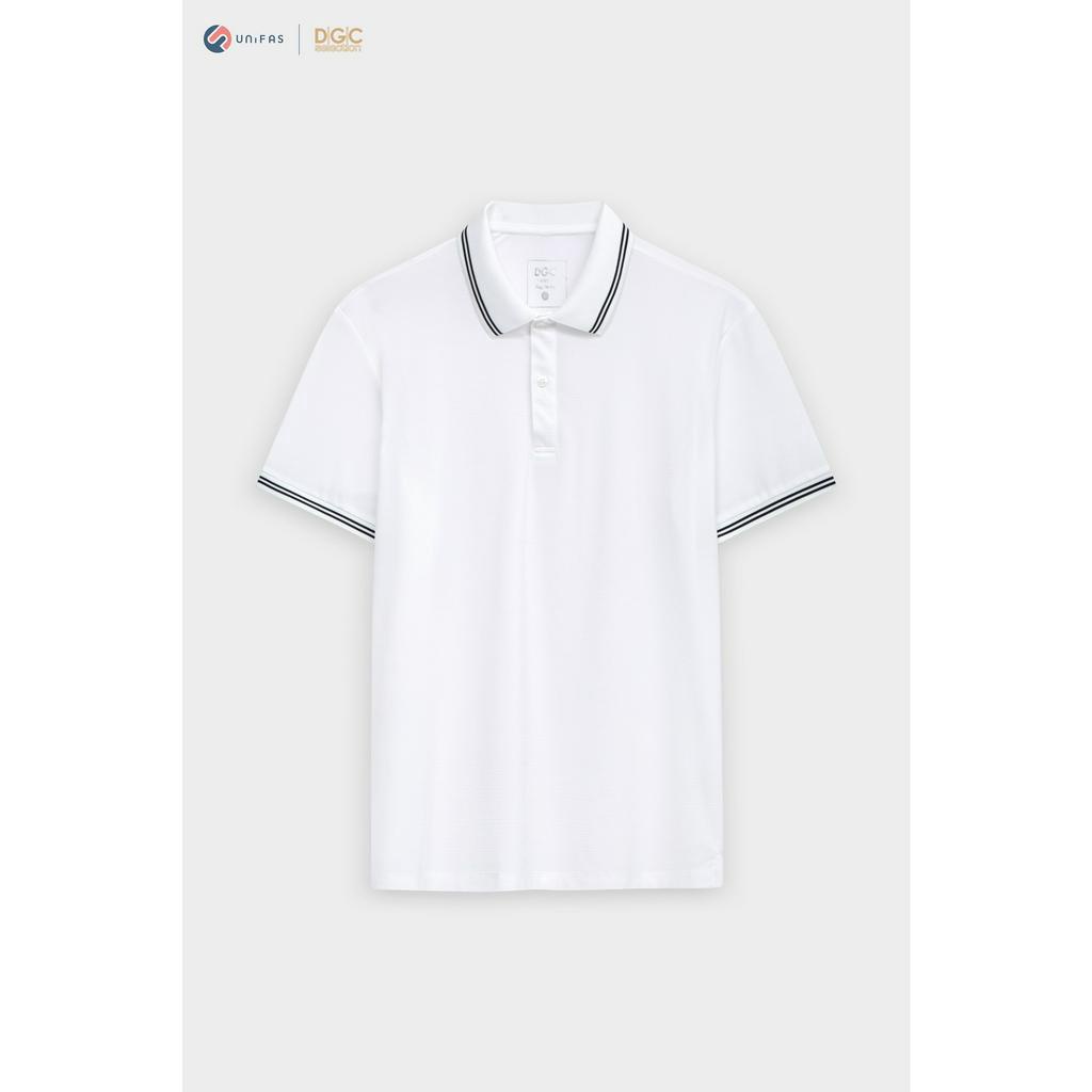 Áo polo ngắn tay DGC - SAPBC05M dáng suông, vải ít nhăn, thoáng khí có co giãn nhẹ