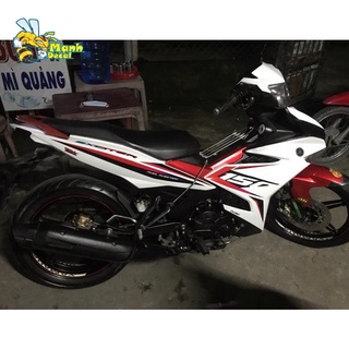 Ten rời xe exciter 150 trắng đỏ kỉ niệm