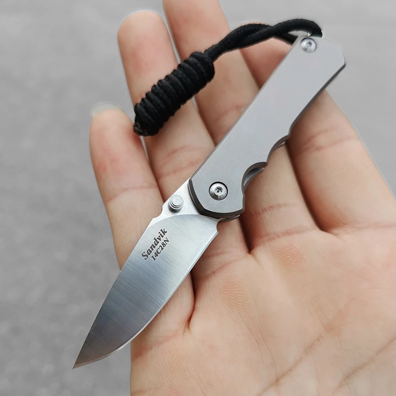 Gấp thép 12C28N Độ cứng cao ngoài trời Dao cắm trại sinh tồn ngoài trời Công cụ EDC