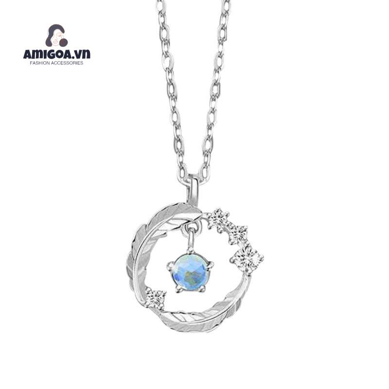✨✨Vòng cổ nữ bạc thật đẹp hình lông vũ Trang Sức