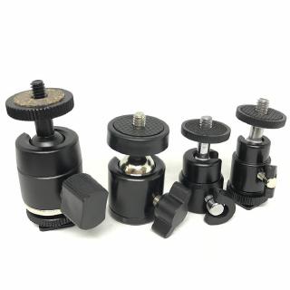 Máy ảnh Tripod bóng Head 360 Bằng Mini Ballhead cho camera LED Light Monitor Photo Studio Phụ kiện bóng núi