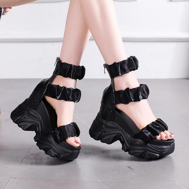 Giày Sandal Đế Dày Thời Trang Mùa Hè Dành Cho Nữ