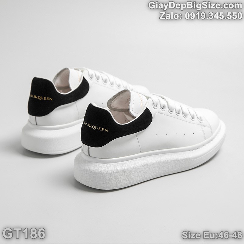 Giày sneaker da thật, giày thể thao big size cỡ lớn (EU:46-48) cho nam chân to - SK186