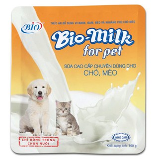 Sũa bột cho chó mèo biomilk