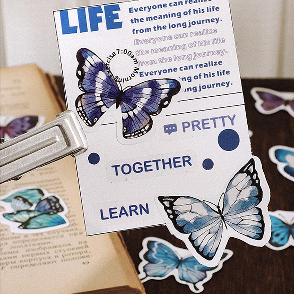 Set 46 Nhãn Dán Tự Dính Dùng Trang Trí Album Ảnh Phong Cách Vintage