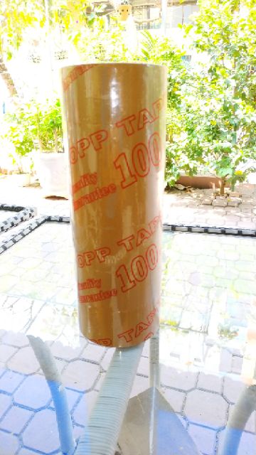 [100Y] 1 lốc (6 cuộn) Băng keo OPP trong/đục/cam đóng hàng 100 yard loại rẻ / 1lốc - Mic 50 siêu rẻ siêu chất