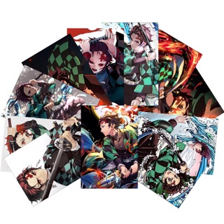 11 Card để ví anime kimetsu no yaiba ép lụa/ ảnh kimetsu no yaiba