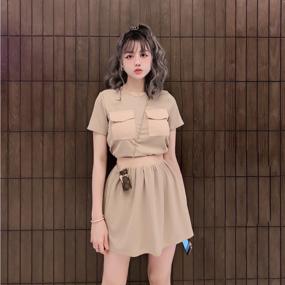 Set đồ nữ cá tính, set váy bộ đi chơi sang chảnh mùa hè đẹp 8A00140 | BigBuy360 - bigbuy360.vn