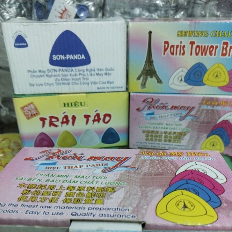 Phấn may Trái Táo, phấn may Panda, phấn may Tháp